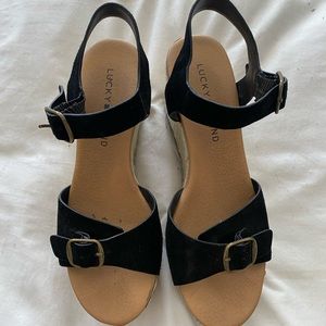 Lucky Brand Wedge Sandals